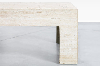 Vintage Italian Travertine Coffee Tables