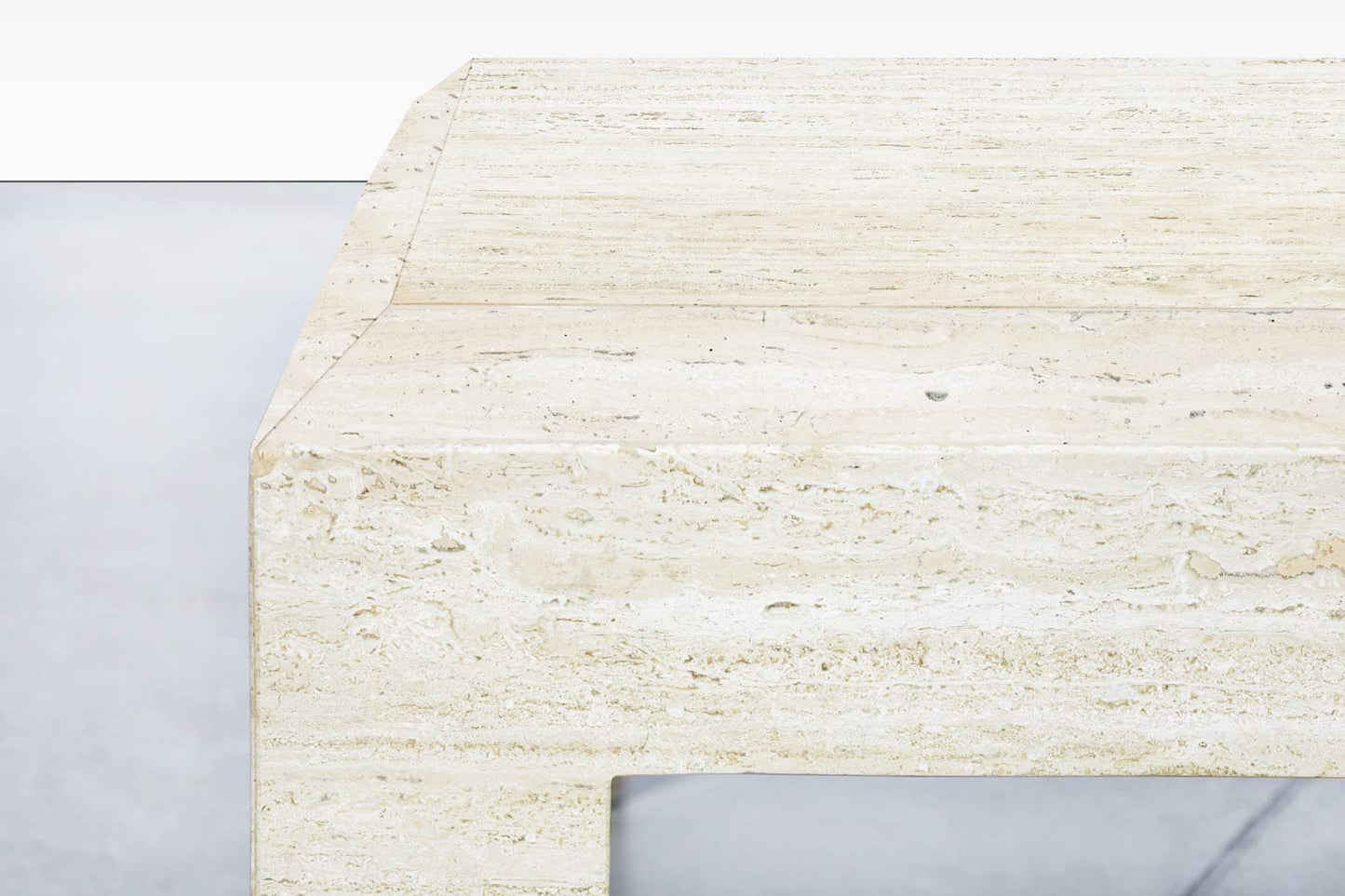 Vintage Italian Travertine Coffee Tables