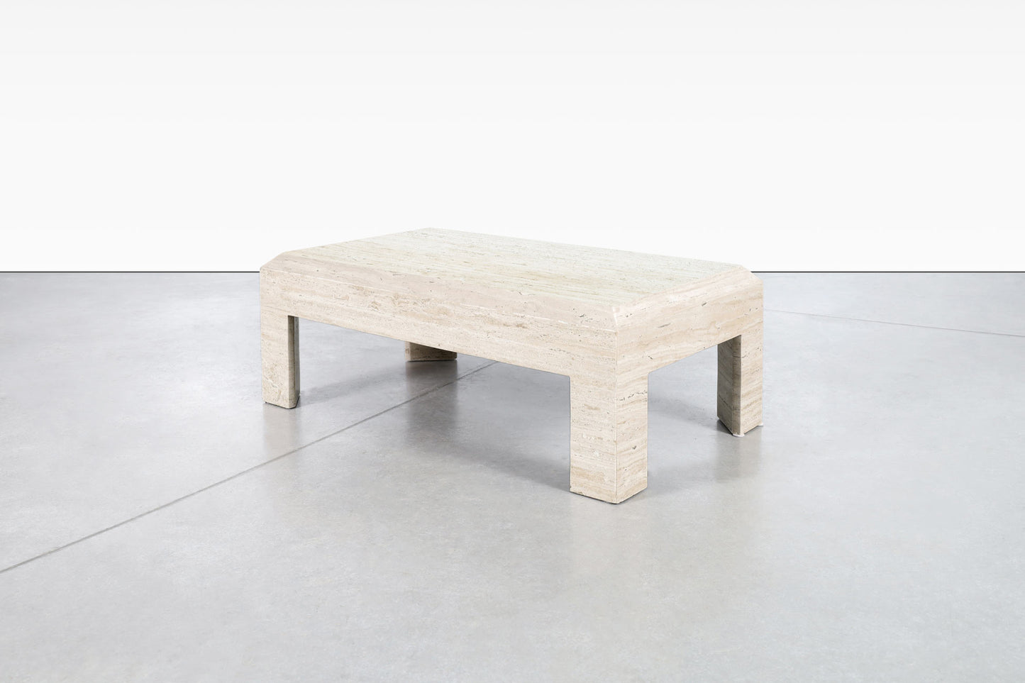 Vintage Italian Travertine Coffee Tables