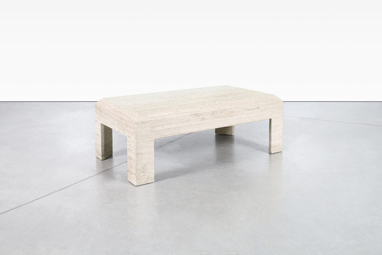 Vintage Italian Travertine Coffee Tables