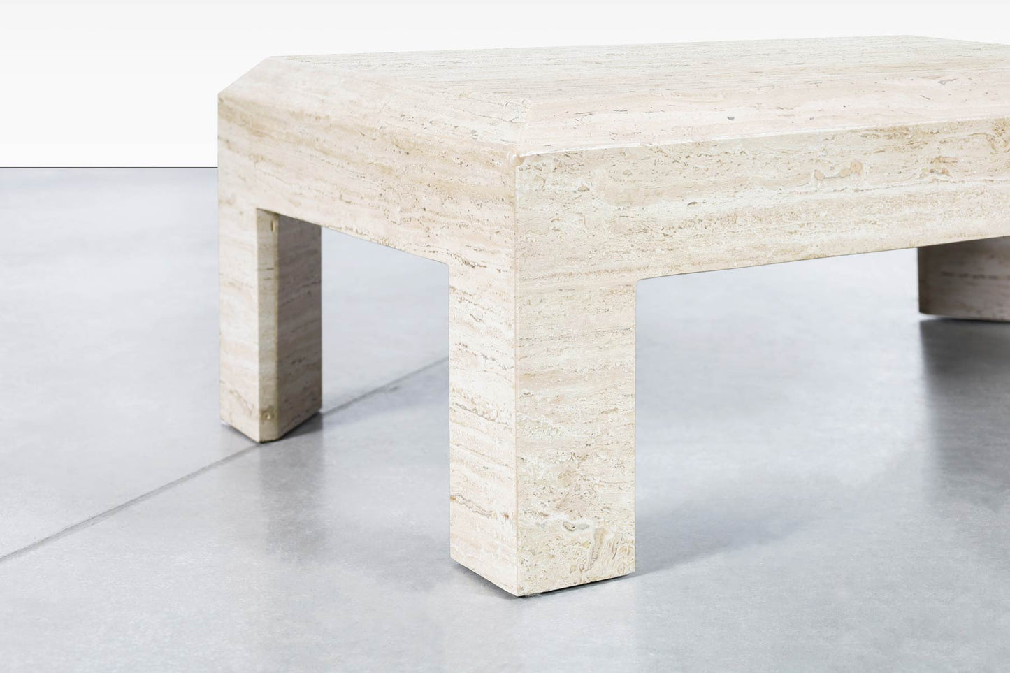Vintage Italian Travertine Coffee Tables